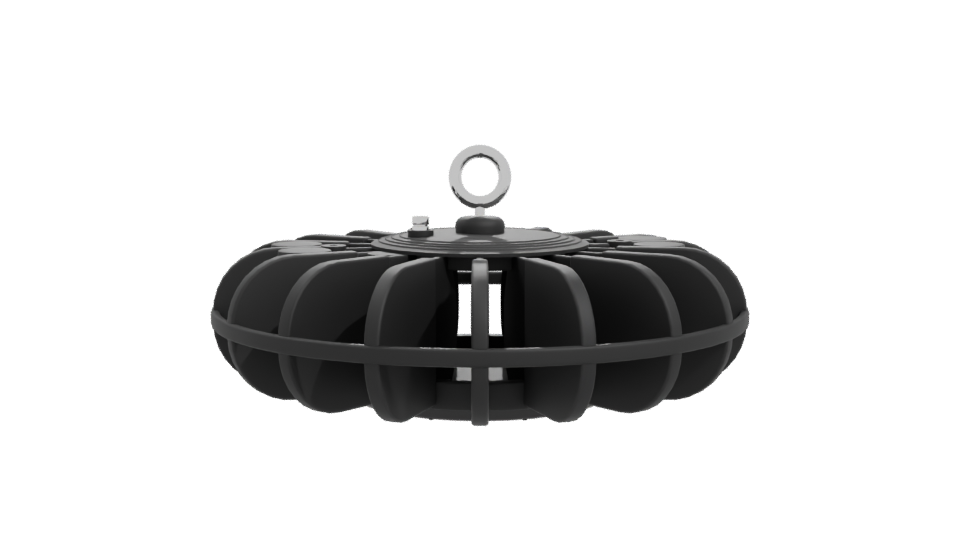 CAMPANA HIGH BAY 100W 3D Model - Professional 3D Model Render 11