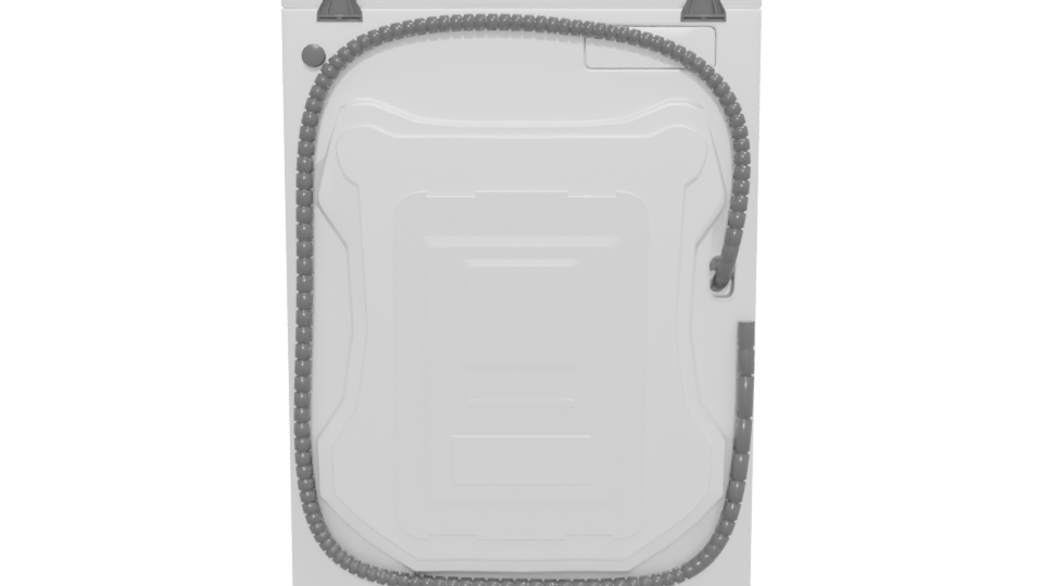 High-Quality Front-Loading Washer 3D - Professional 3D Model Render 5