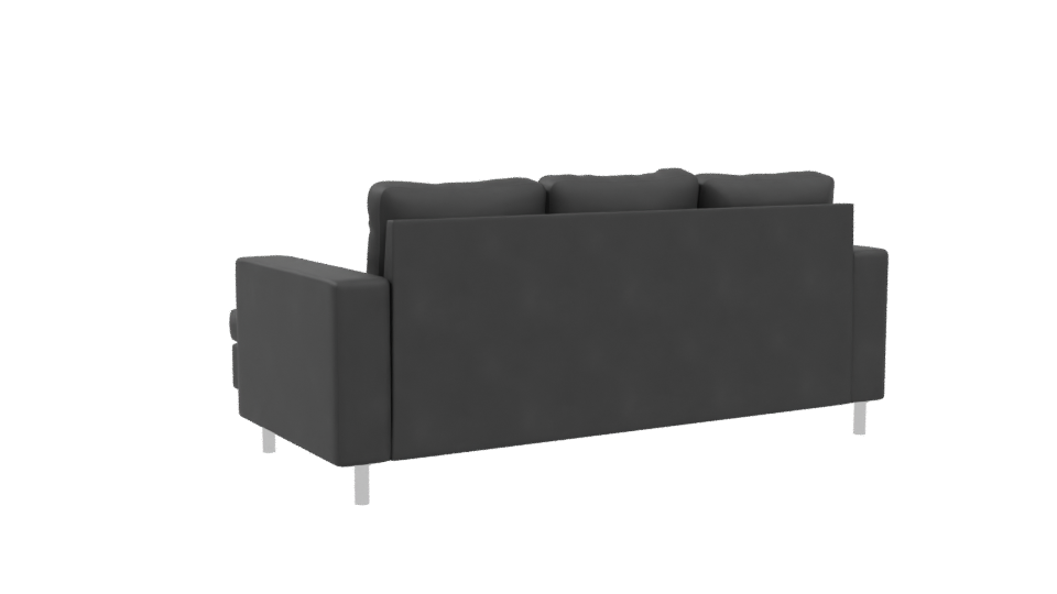 Stylish Modern L-Shaped Sofa 3D Model - Professional 3D Model Render 4