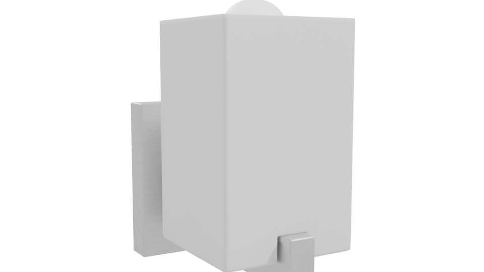Minimalist White Paper Towel Dispenser 3D Model - Professional 3D Model Render 10