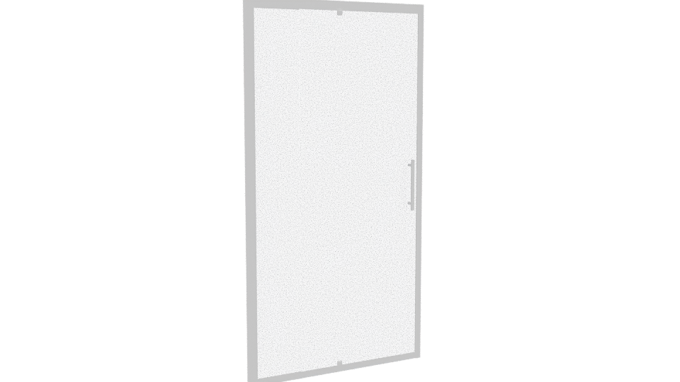 Sleek Glass Shower Door 3D Model - Professional 3D Model Render 10