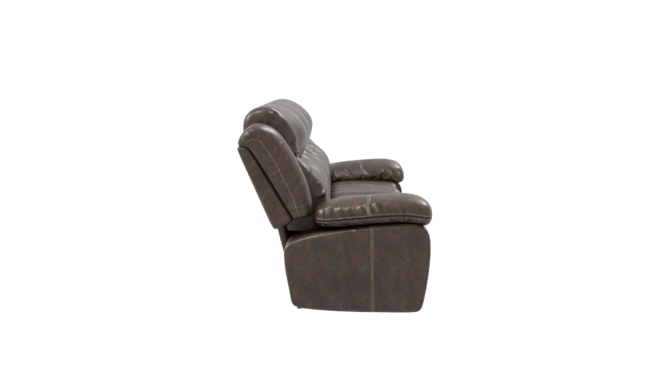 Stylish Leather Sofa 3D Model - Professional 3D Model Render 8