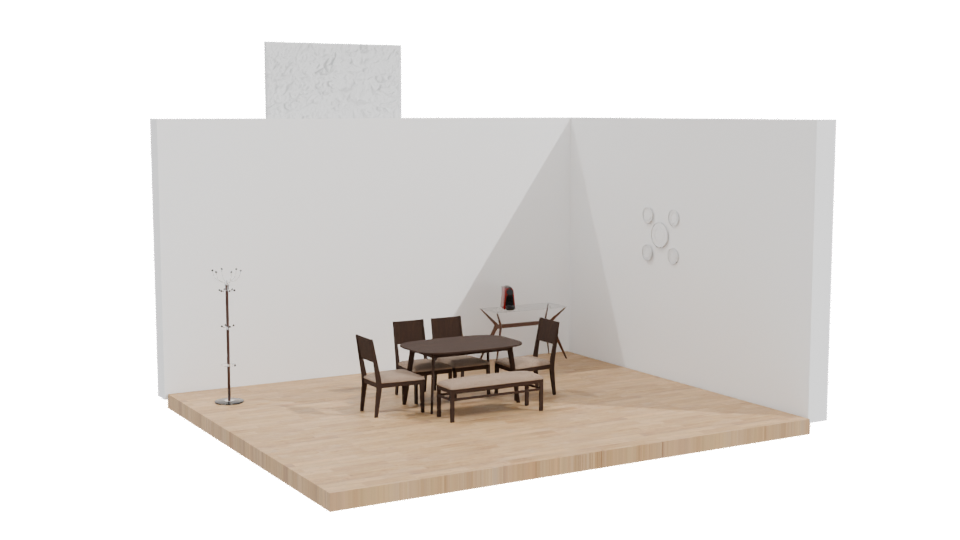 Stylish Dining Room Set 3D - Professional 3D Model Render 10