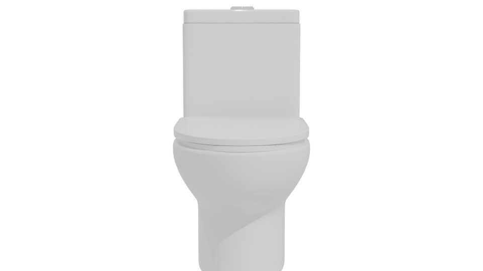 Sleek Modern Toilet 3D Model - Professional 3D Model Render 11