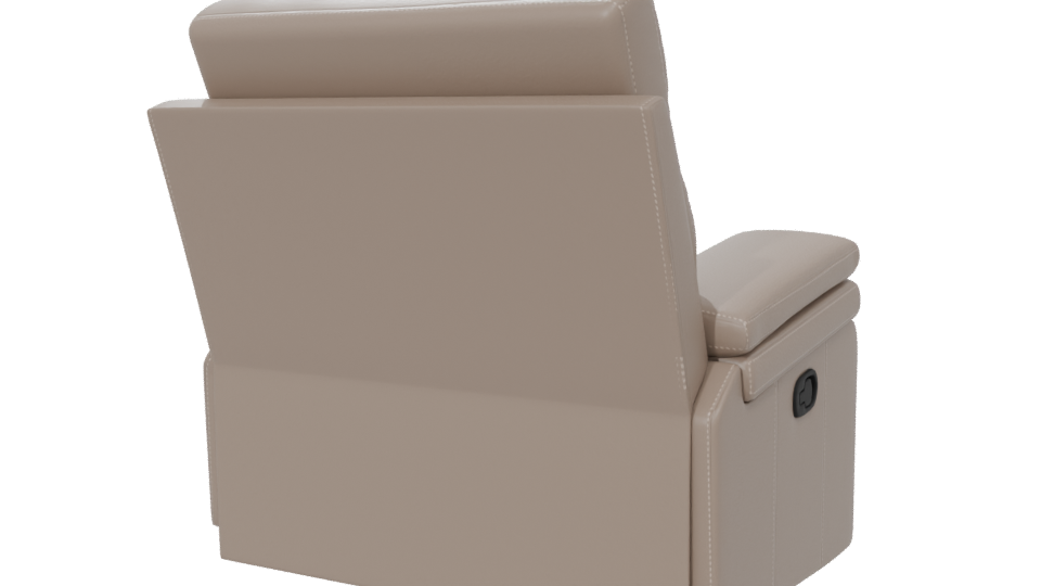 Elegant Modern Recliner Sofa 3D Model - Professional 3D Model Render 6