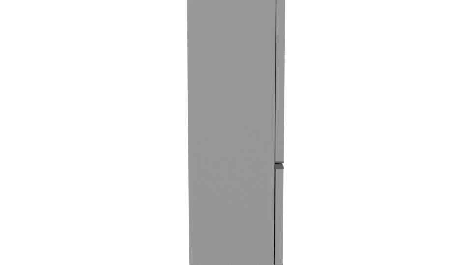Elegant Stainless Steel Refrigerator 3D - Professional 3D Model Render 8