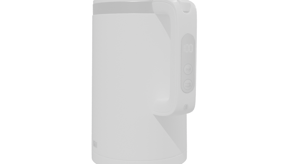 Stylish Electric Kettle 3D Model - Professional 3D Model Render 13