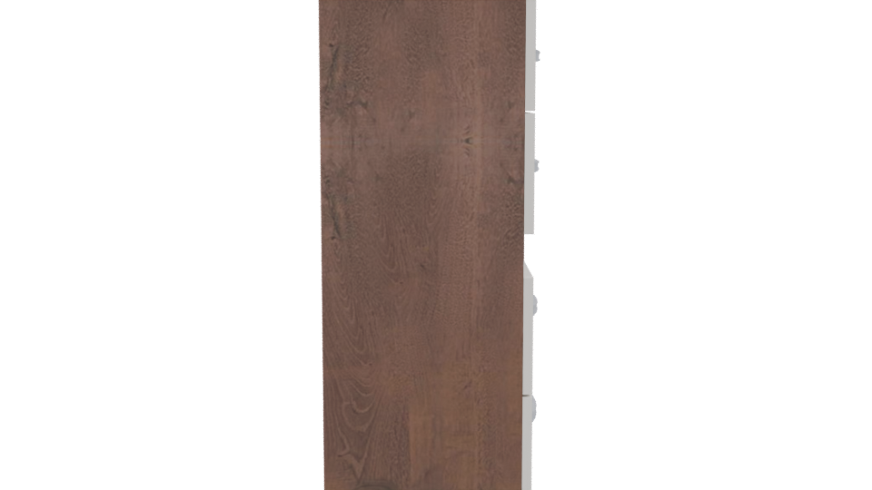 Stylish Wooden Storage Cabinet 3D - Professional 3D Model Render 8