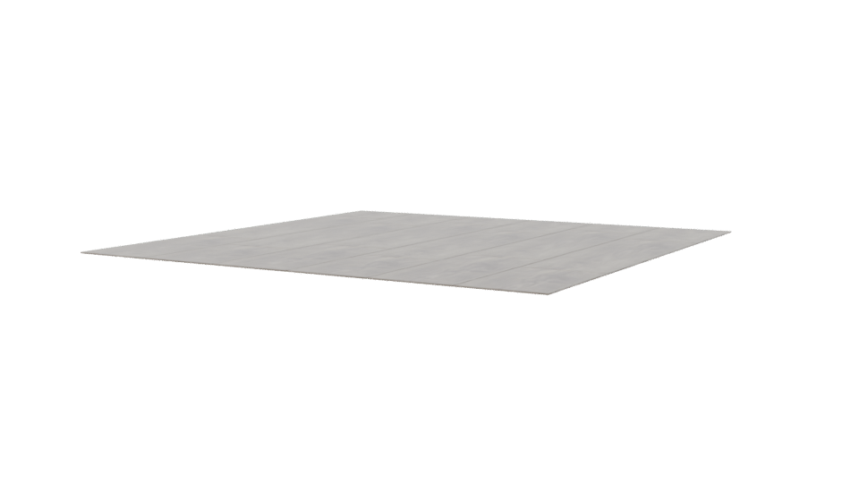 Gray Floating Floor Model 3D - Professional 3D Model Render 6