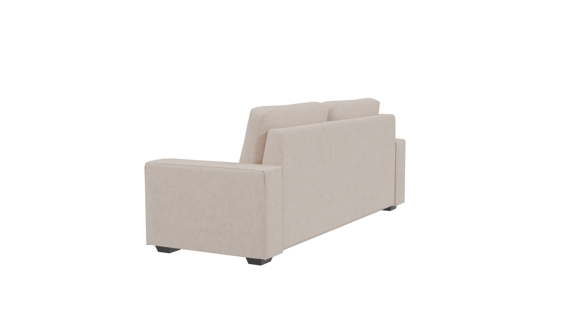 Contemporary Fabric Sofa 3D Model - Professional 3D Model Render 3