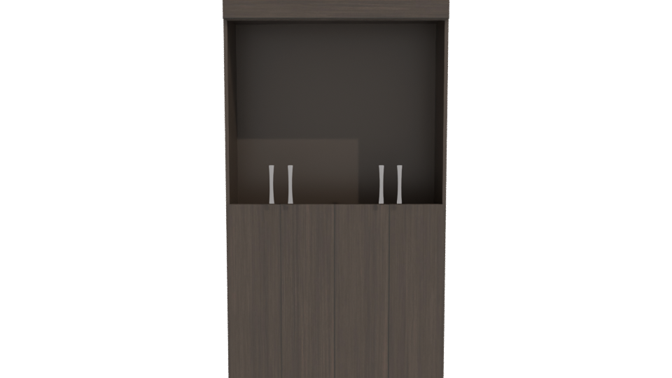 Elegant Wooden Storage Cabinet 3D - Professional 3D Model Render 11