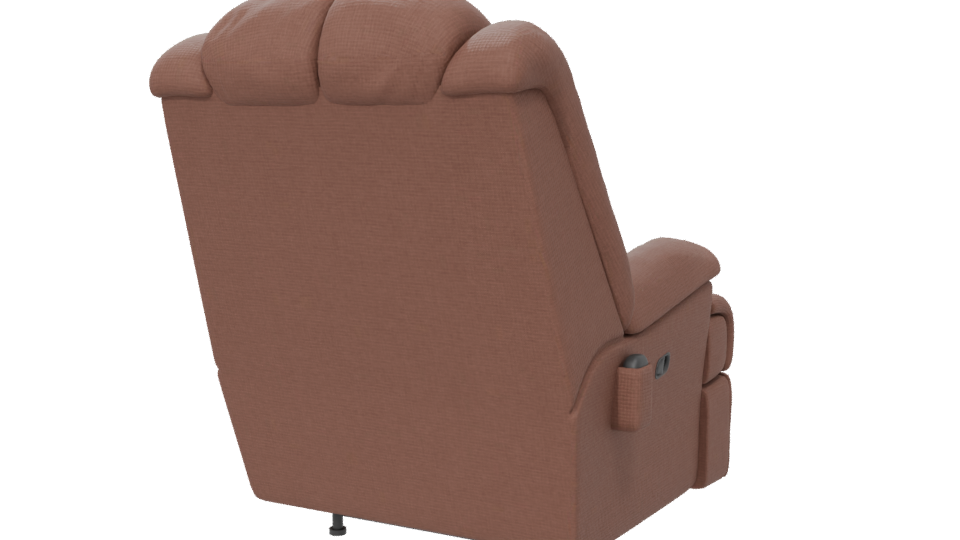Stylish Reclining Armchair Model - Professional 3D Model Render 6