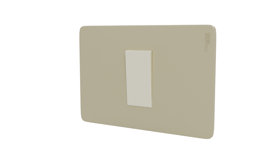 Modern Light Switch 3D Model - Professional 3D Model Render 12