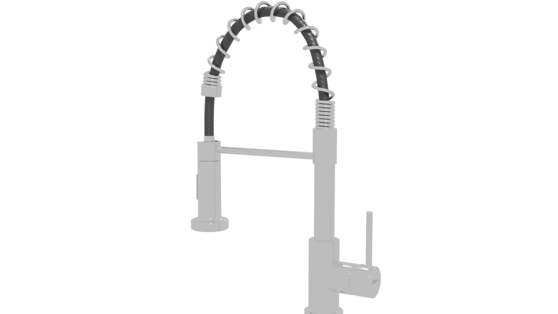 Stylish Modern Kitchen Faucet Model - Professional 3D Model Render 12