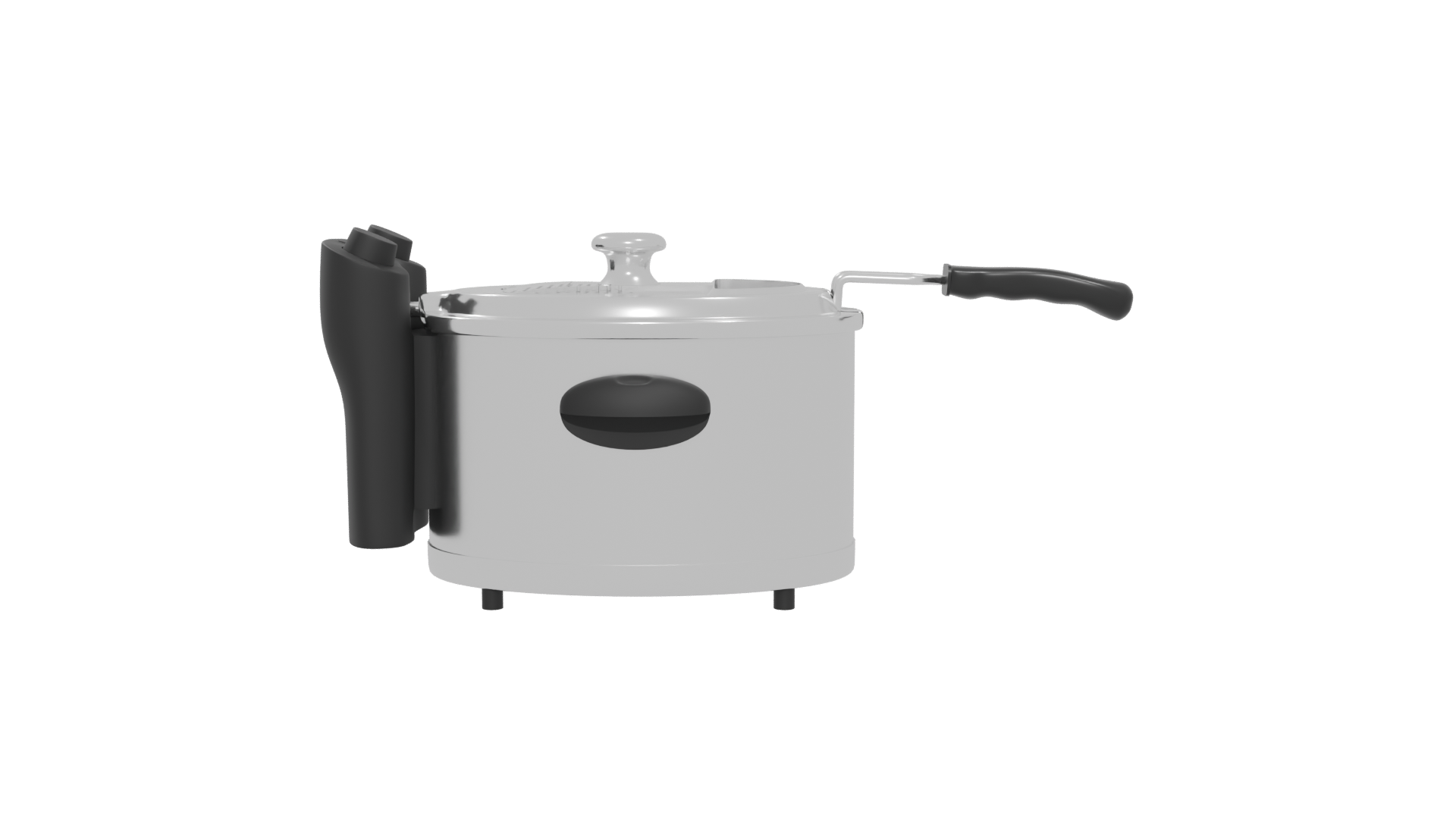 Stylish Electric Cooking Pot Model - Professional 3D Model Render 5