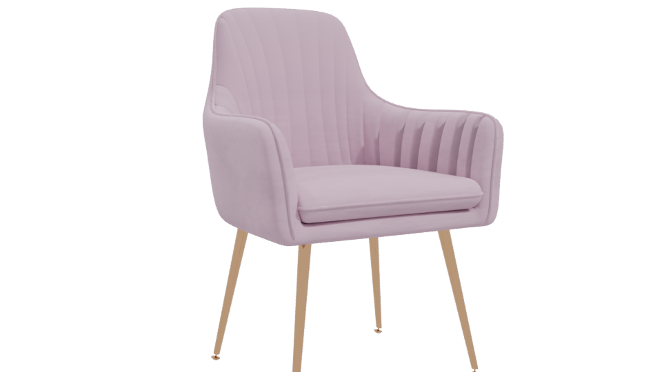 Stylish Modern Accent Chair 3D Model - Professional 3D Model Render 10
