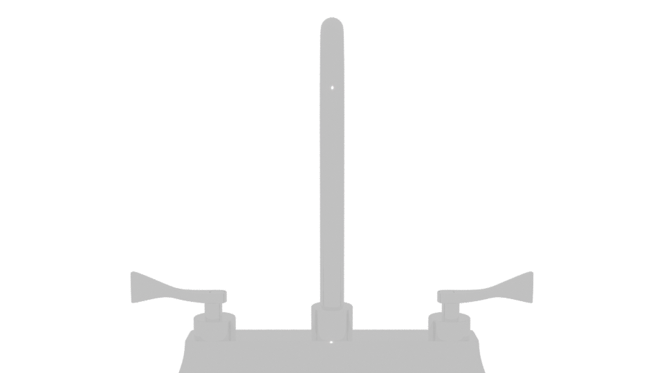 Stylish Kitchen Faucet Model - Professional 3D Model Render 5