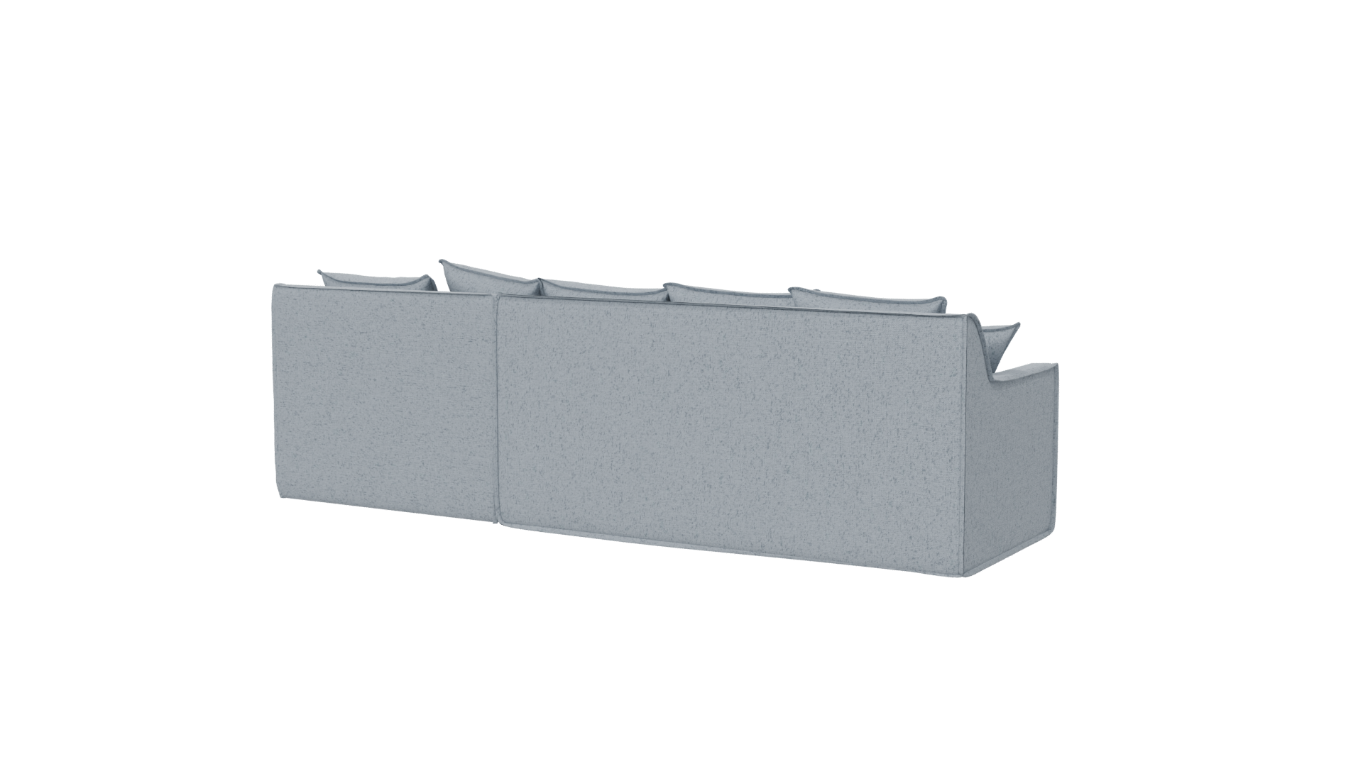 Cozy Modern Sectional Sofa 3D - Professional 3D Model Render 6