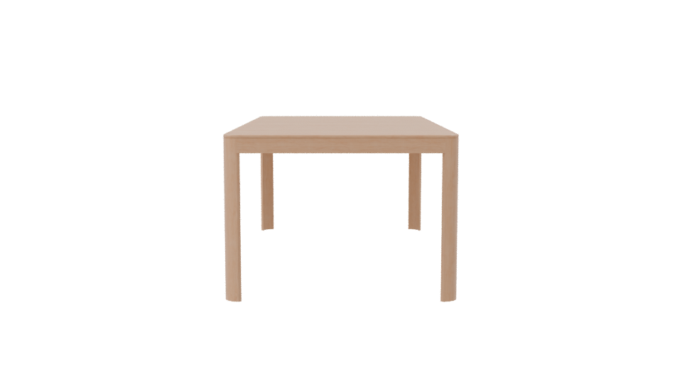 Stylish Outdoor Dining Table 3D - Professional 3D Model Render 8