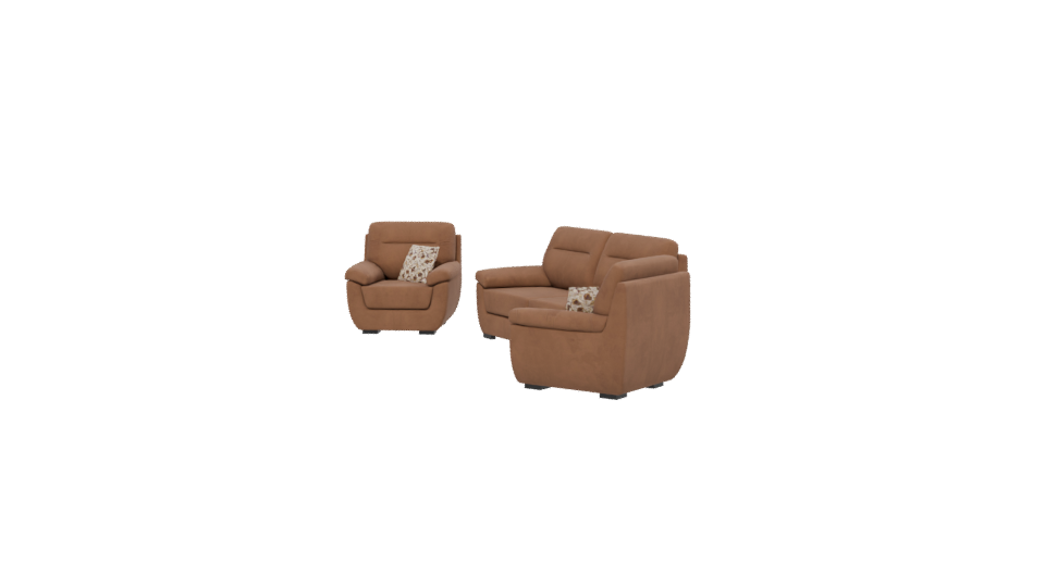 Stylish Fabric Sofa Set 3D - Professional 3D Model Render 13
