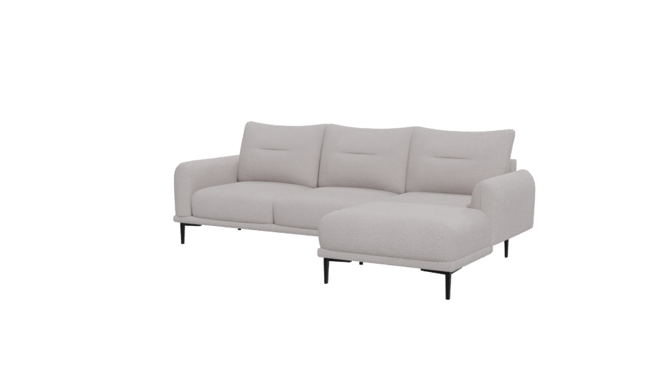 Stylish Modern Corner Sofa 3D - Professional 3D Model Render 12