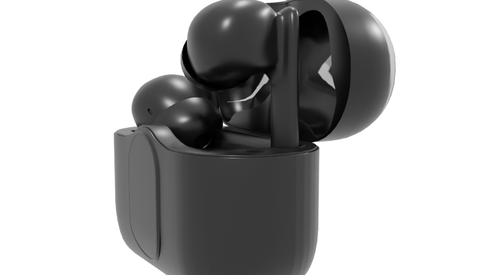 Stylish Wireless Earbuds Case 3D - Professional 3D Model Render 13