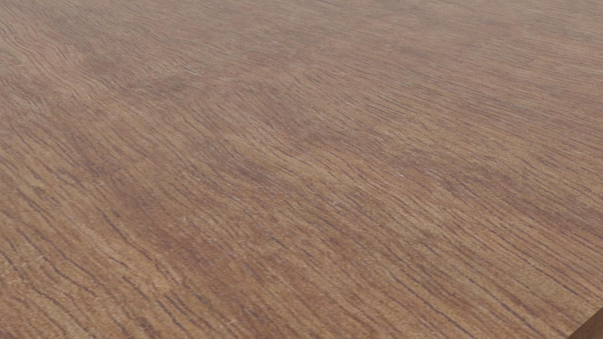 Elegant Wooden Dining Table Set 3D Model - Professional 3D Model Render 3