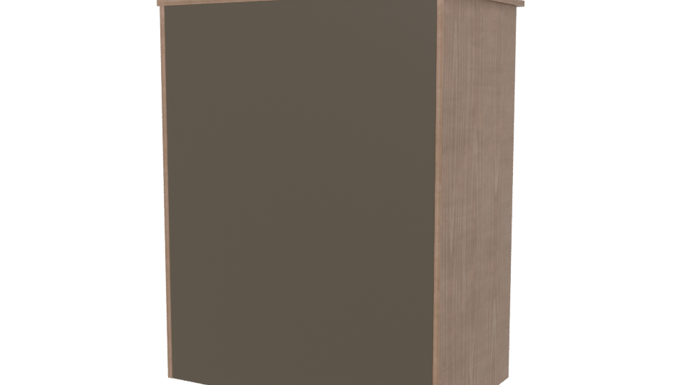 Contemporary Four-Drawer Storage Chest 3D Model - Professional 3D Model Render 6