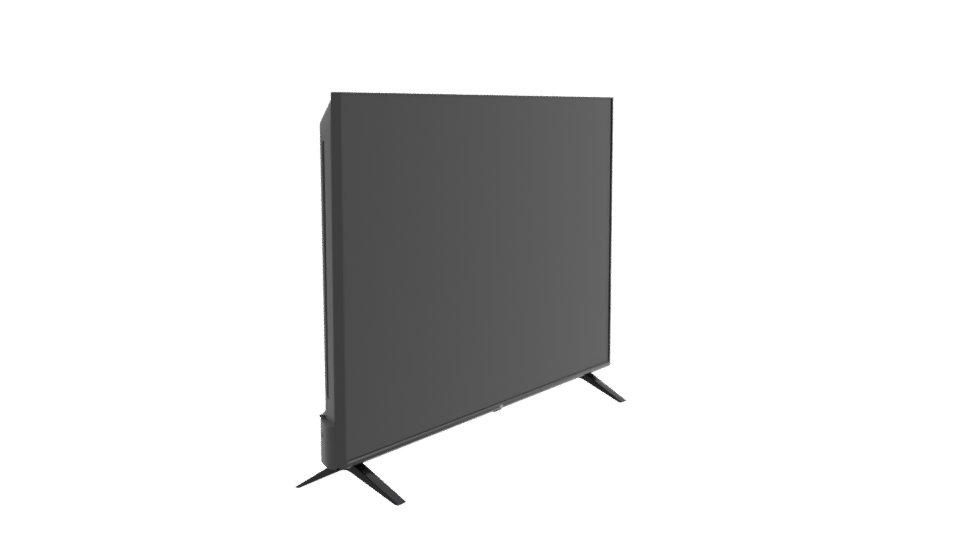 Sleek Modern TV Display Model - Professional 3D Model Render 9