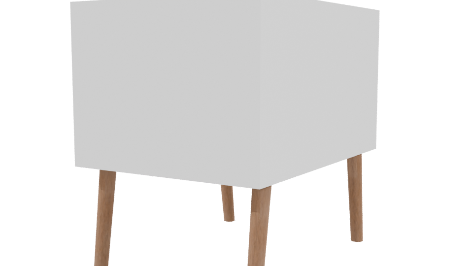 Stylish Nightstand 3D Model - Professional 3D Model Render 3