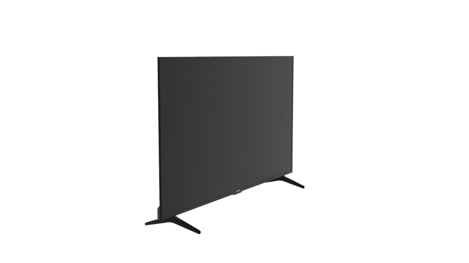 Sleek Modern Flat Screen TV - Professional 3D Model Render 9