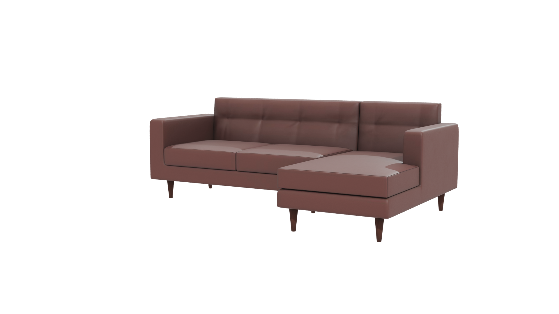 Stylish Contemporary Sofa 3D Model - Professional 3D Model Render 12
