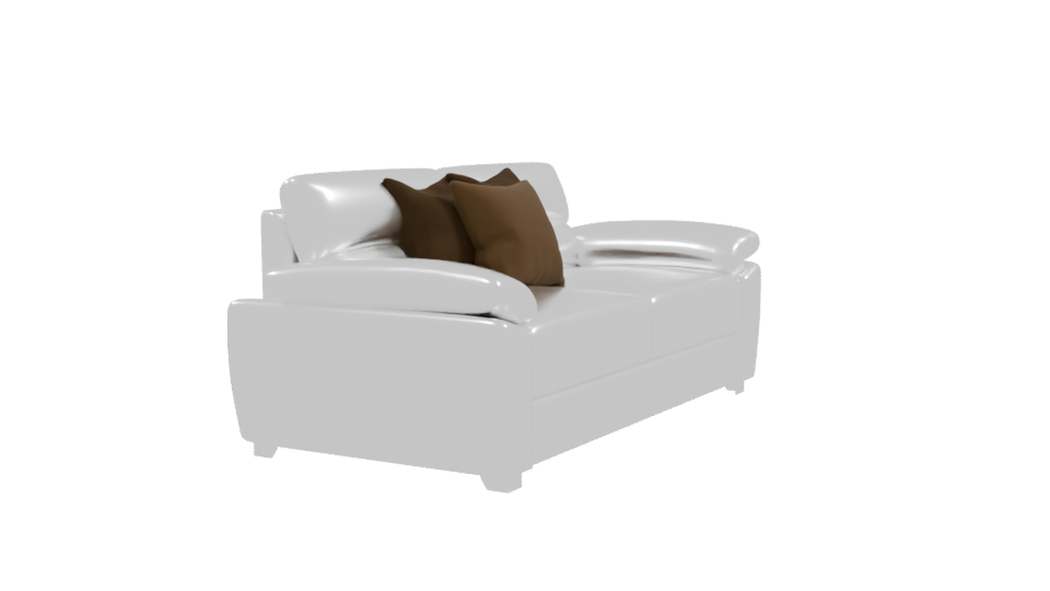 Stylish Modern Sofa 3D Model - Professional 3D Model Render 9