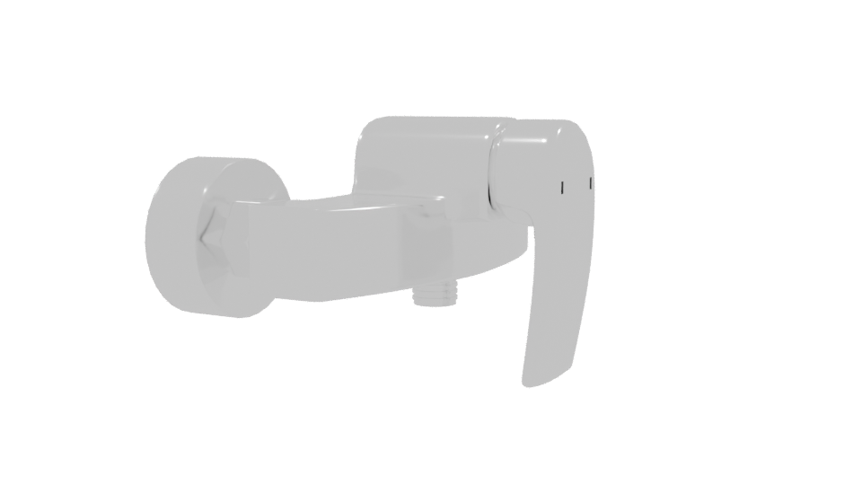 Modern Shower Faucet 3D Model - Professional 3D Model Render 9