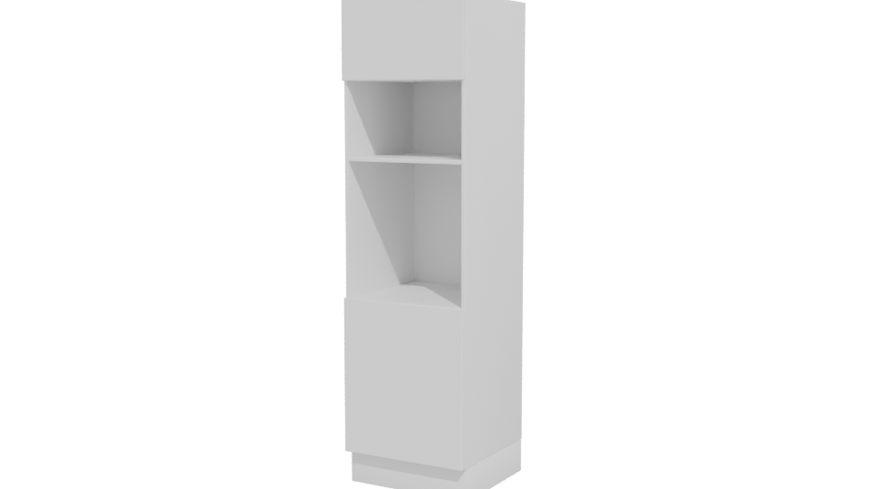 Elegant Minimalist Storage Cabinet 3D Model - Professional 3D Model Render 12