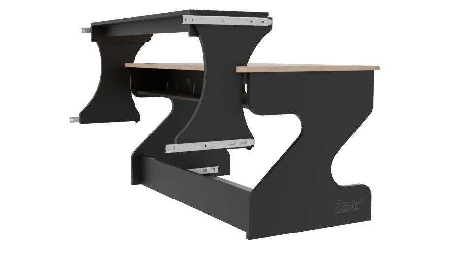 Stylish Modern Office Desk 3D - Professional 3D Model Render 7