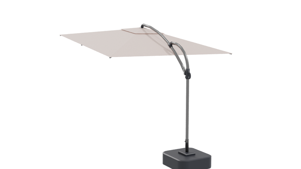 Stylish Outdoor Umbrella 3D Model - Professional 3D Model Render 10