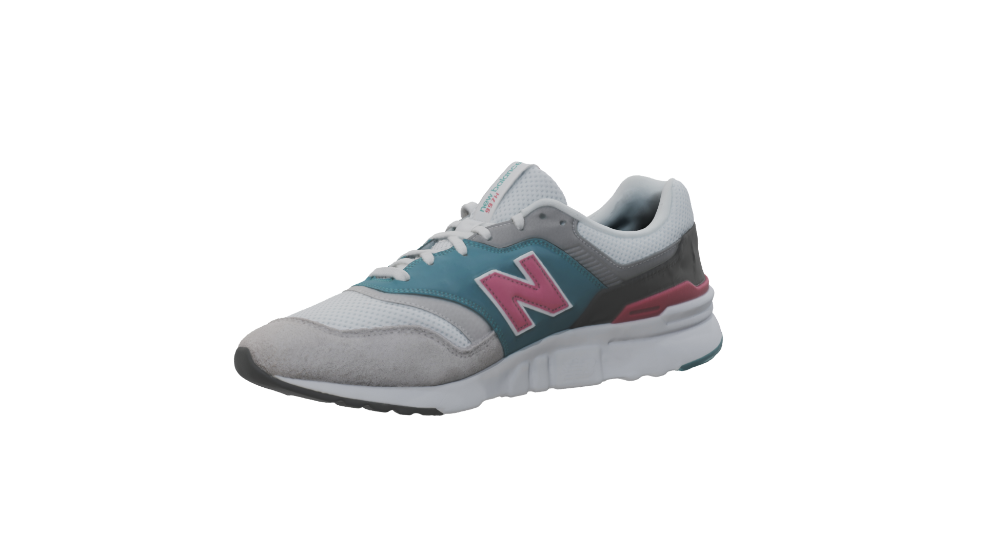 Stylish Retro Running Sneakers 3D Model - Professional 3D Model Render 13