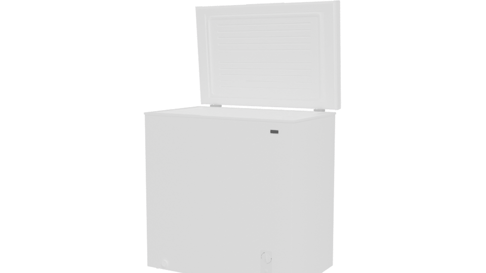 Compact Chest Freezer Model 3D - Professional 3D Model Render 12