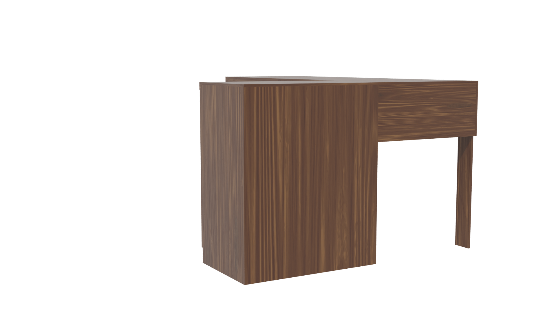 Stylish Office Desk 3D Model - Professional 3D Model Render 13