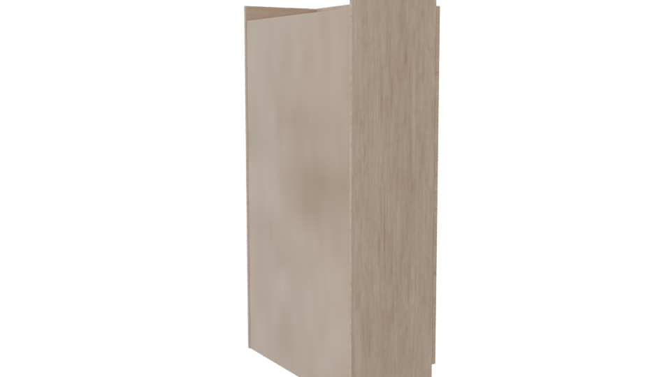 Stylish Wooden Wardrobe 3D Model - Professional 3D Model Render 7