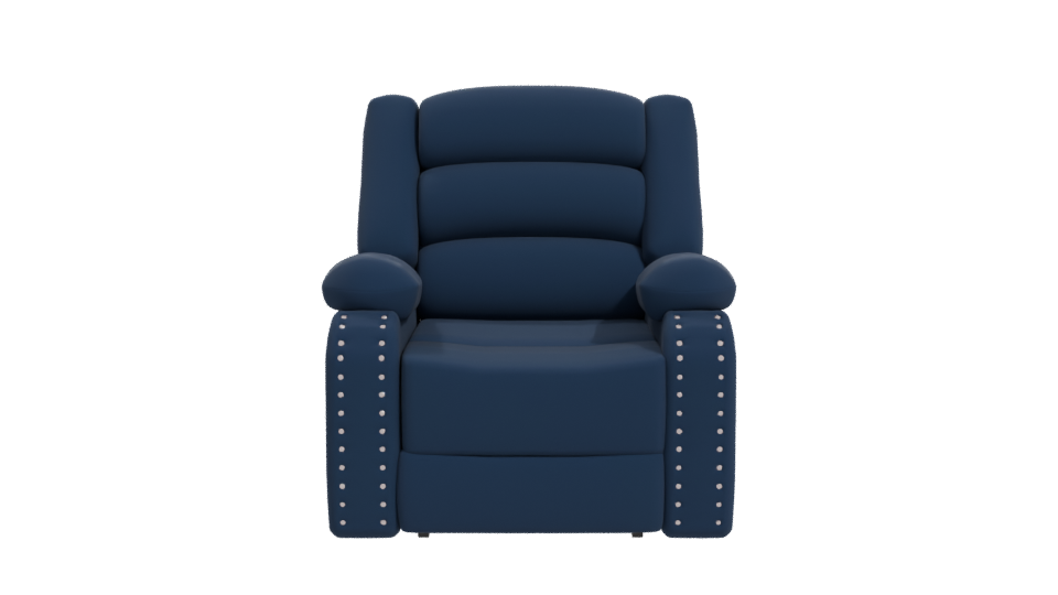 Stylish Recliner Chair 3D Model - Professional 3D Model Render 11