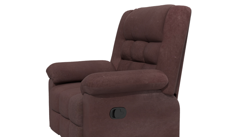 Comfortable Reclining Armchair Model - Professional 3D Model Render 13