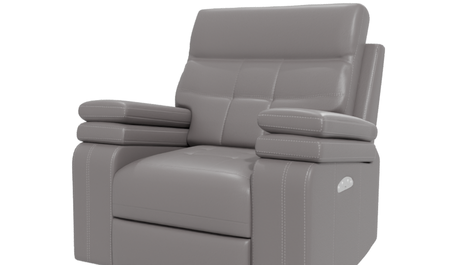 Stylish Modern Recliner Chair 3D - Professional 3D Model Render 12
