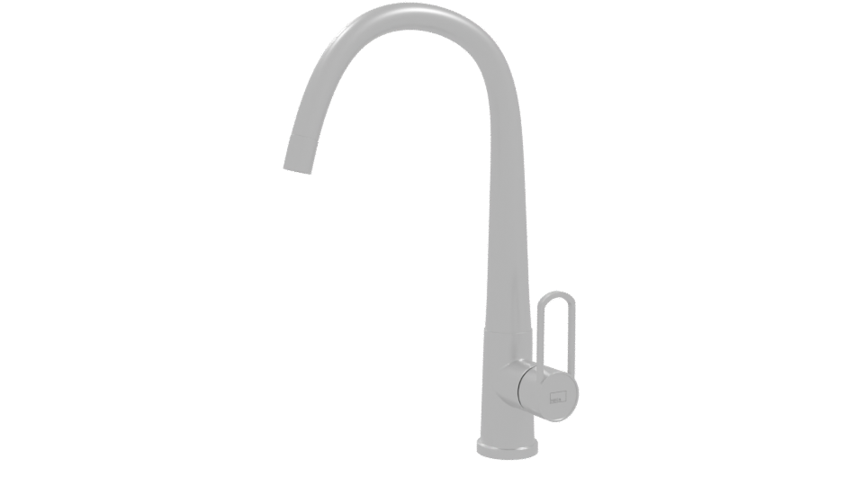 Sleek Kitchen Faucet Model - Professional 3D Model Render 10