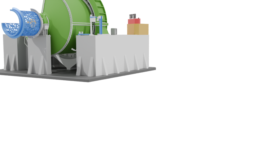 Industrial Machinery 3D Model - Professional 3D Model Render 3