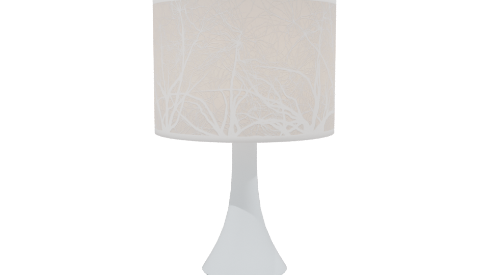 Stylish Touch Table Lamp 3D - Professional 3D Model Render 2