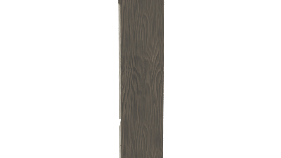 Modern Closet 4 Doors 3D Model - Professional 3D Model Render 2