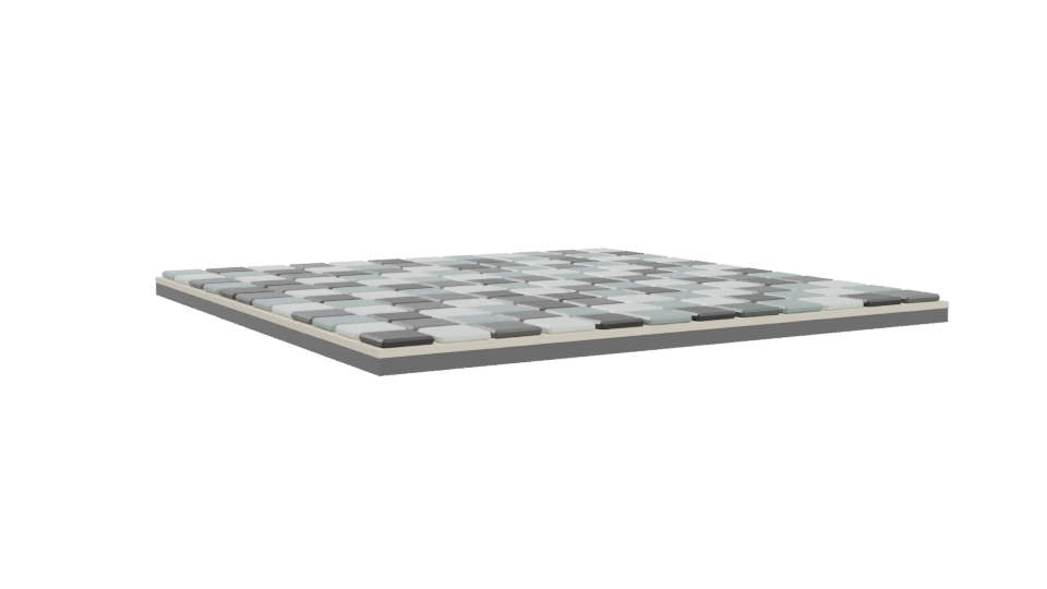 Stylish Modern Checkerboard Floor - Professional 3D Model Render 10