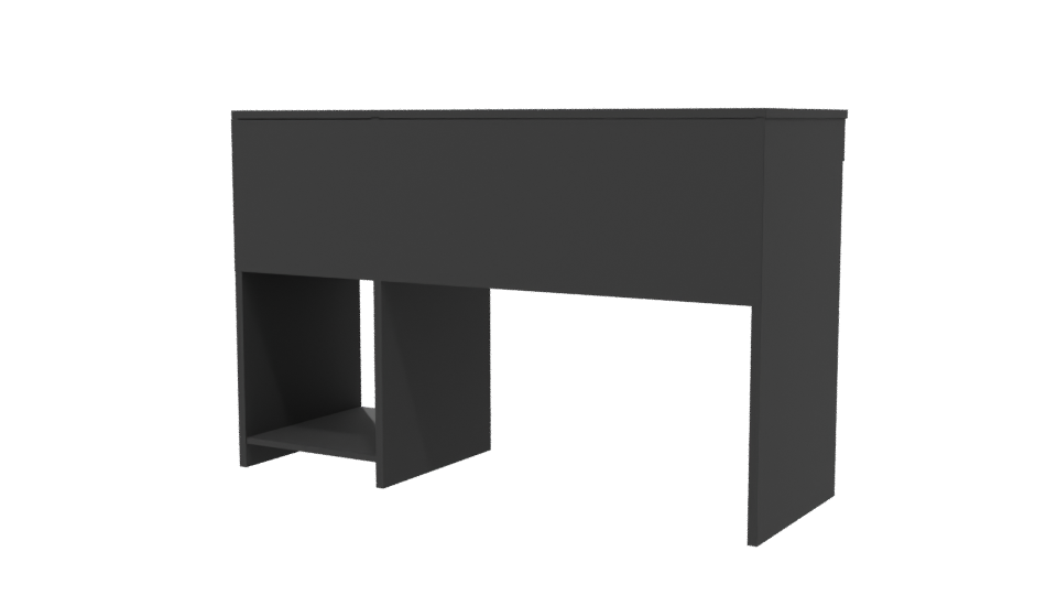 Stylish Minimalist Office Desk 3D Model - Professional 3D Model Render 6